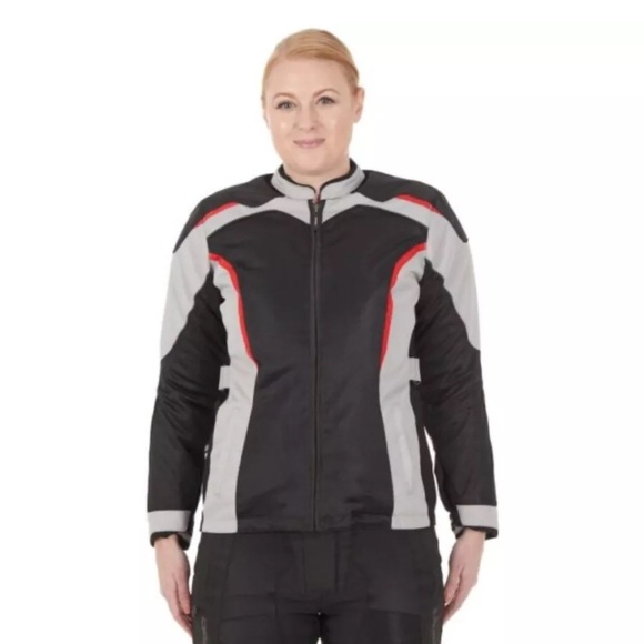 Sedici Federico 2 Mesh Women's Armored Motorcycle Jacket Size 3XL With Liner - Picture 1 of 11